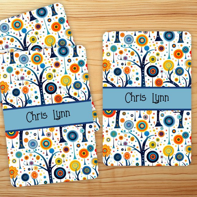 Vintag 60er Vibe Mod Blume Spielkarten (Von Creator hochgeladen)