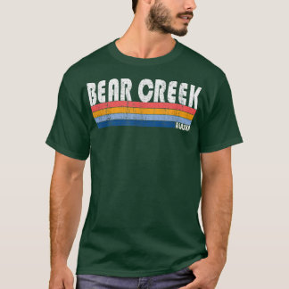Vintag 70er 80er Style Bear Creek, AK T-Shirt