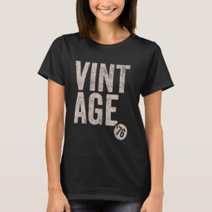 Vintag '76 geboren 1976 cool Retro-Geburtstagslege T-Shirt