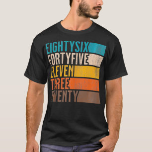 Vintag 864511320 AchtzigSi 45Fünf Drei T-Shirt