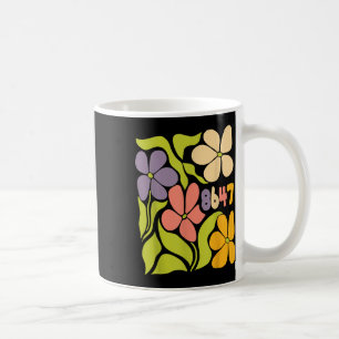 Vintag 86 47 Präsident der Anti-Trump-Blume Kaffeetasse