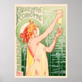 Vintag Absinthe Robette von Alphonse Mucha Poster