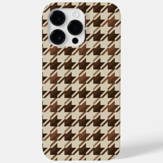 Vintag Academia Brown Hahnentrittmuster Case-Mate iPhone 14 Pro Max Hülle