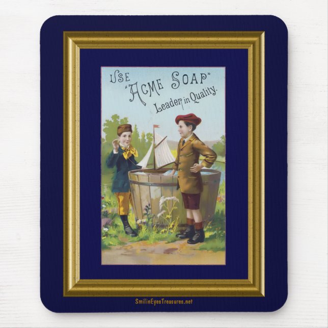 Vintag Acme Soap Ad Mousepad (Vorne)