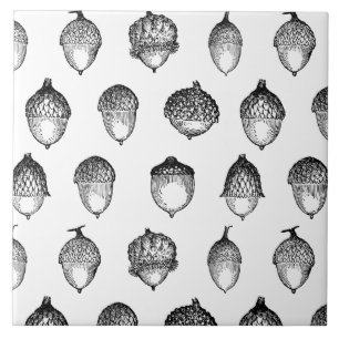 Vintag Acorn Art Classic Retro CUSTOM BG FARBE Fliese