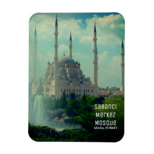 Vintag Adana, Türkische Moschee Magnet