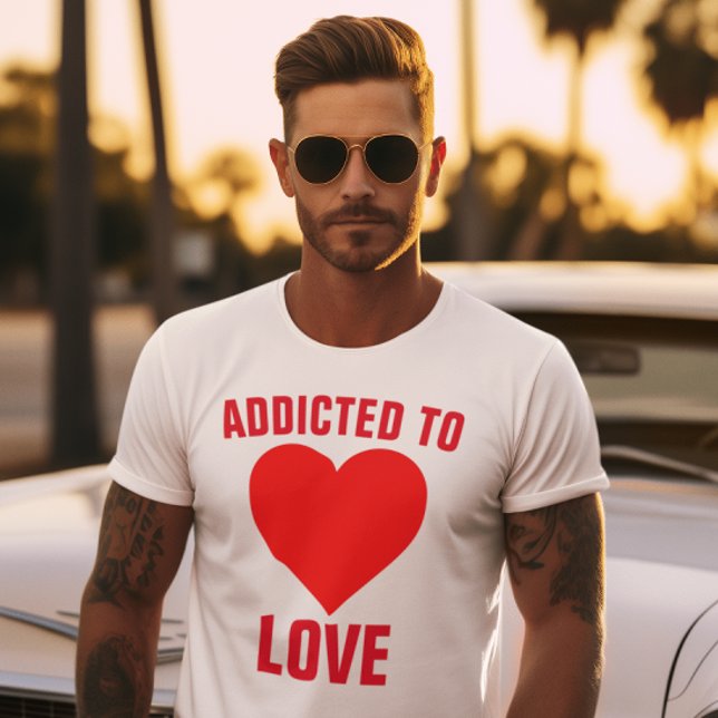 Vintag Addicted to Liebe 1980er Groom T - SHIRT (Von Creator hochgeladen)