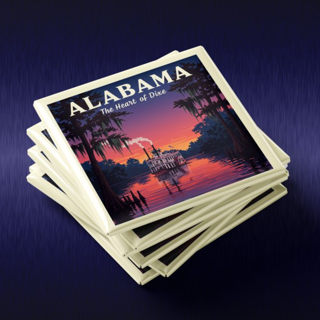 Vintag Alabama Magnet (Von Creator hochgeladen)