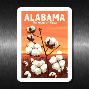 Vintag Alabama Magnet