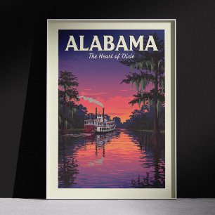 Vintag Alabama Poster