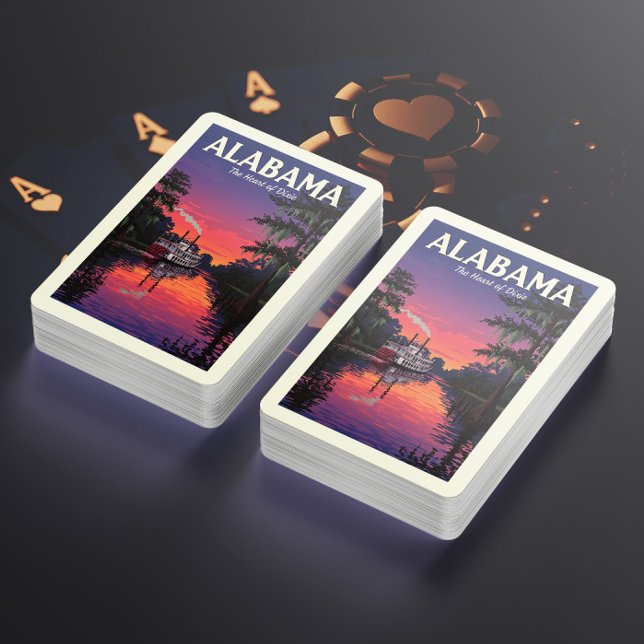 Vintag Alabama Spielkarten (Von Creator hochgeladen)
