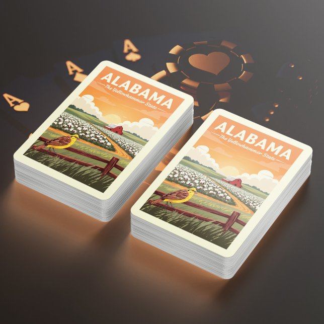 Vintag Alabama Spielkarten (Von Creator hochgeladen)