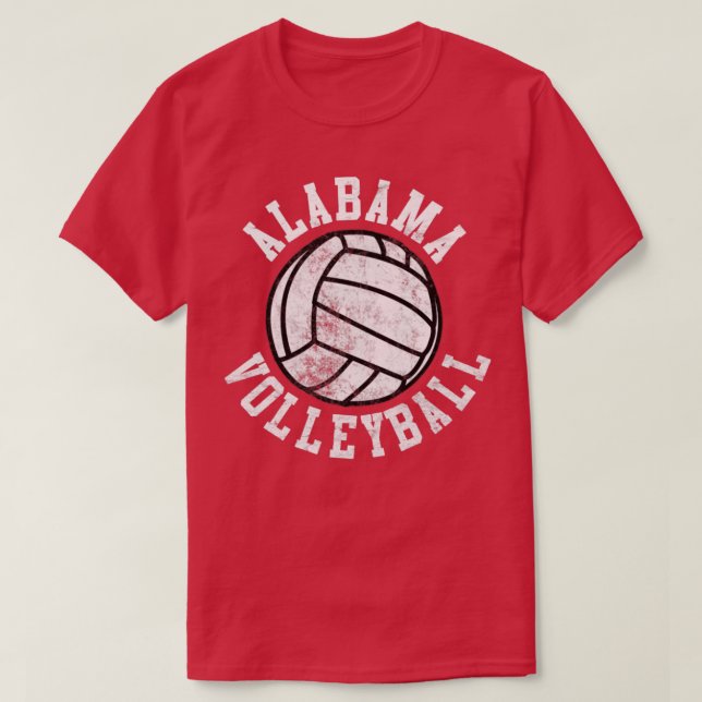 Vintag Alabama Volleyball T-Shirt (Design vorne)