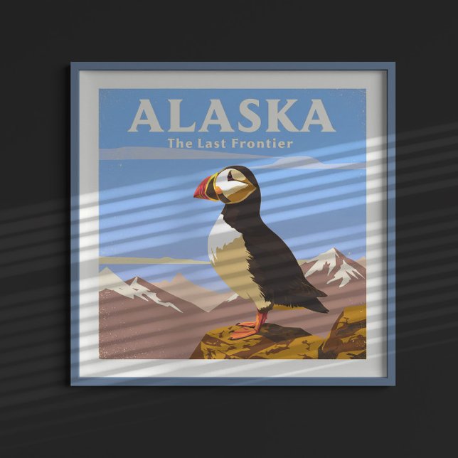 Vintag Alaska Poster (Von Creator hochgeladen)