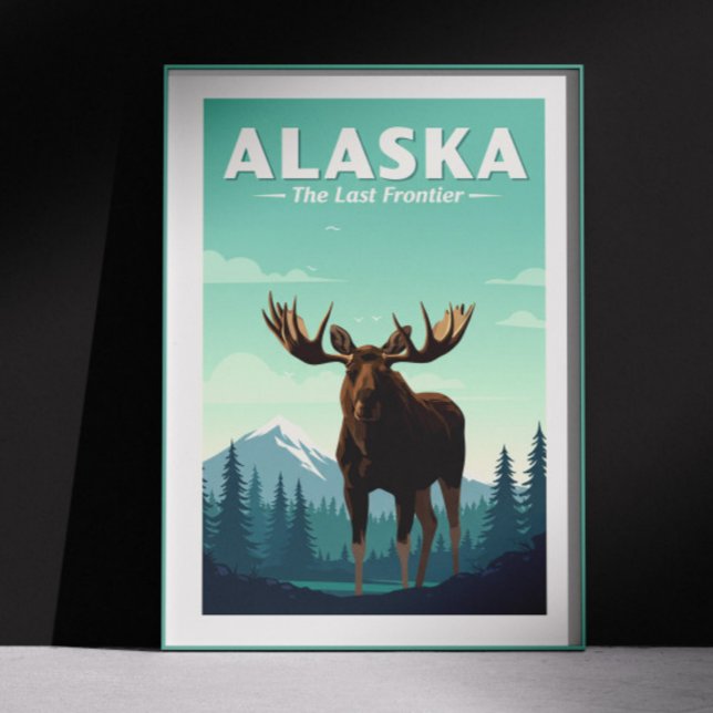 Vintag Alaska Poster (Von Creator hochgeladen)