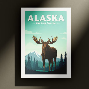 Vintag Alaska Postkarte