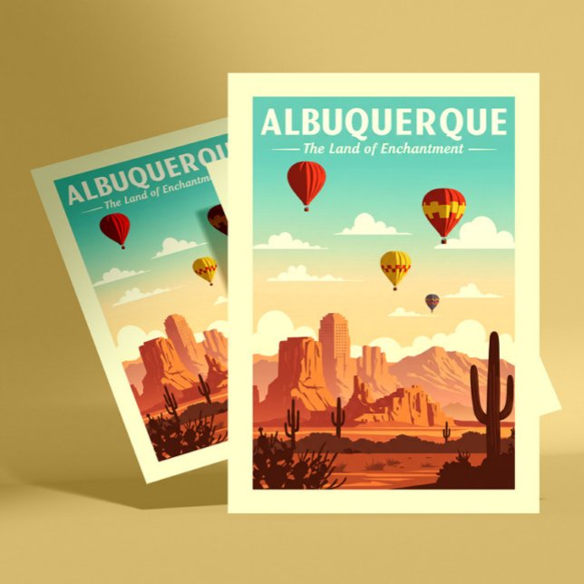 Vintag Albuquerque Postkarte (Von Creator hochgeladen)