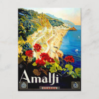 Vintag Amalfi Italien Europa Reisen