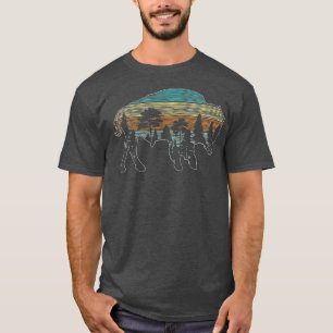 Vintag American Bison Buffalo Lover Wildlife Outle T-Shirt