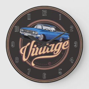 Vintag American Classic El Camino Large Clock Große Wanduhr