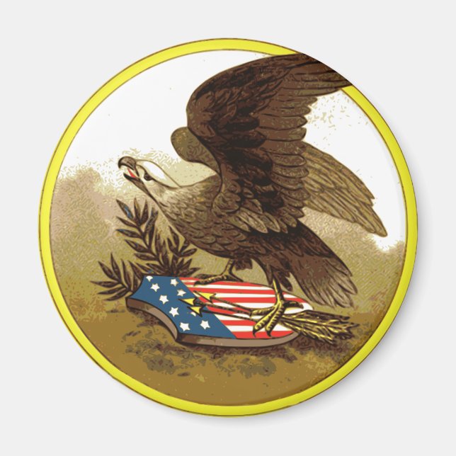 Vintag American Eagle Magnet (Vorne)
