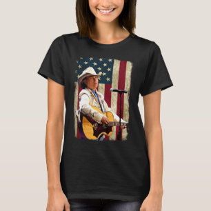 Vintag American Flag Dwight Yoakam Legend.png T-Shirt