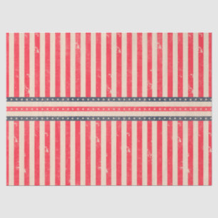 Vintag American Flag Tissue Paper - USA Seidenpapier