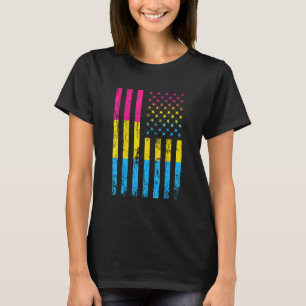 Vintag American The Pansexual Flag LGbt Prix T-Shirt