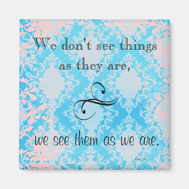 Vintag Anais Nin Quote Magnet (Vorne)