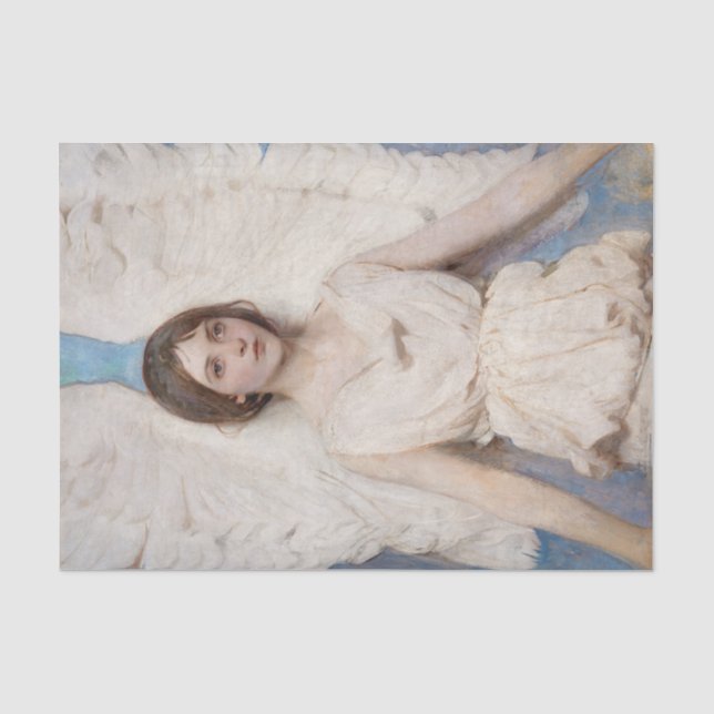 Vintag Angel Abbott Handerson Thayer Decoupage Seidenpapier (Vorderseite)