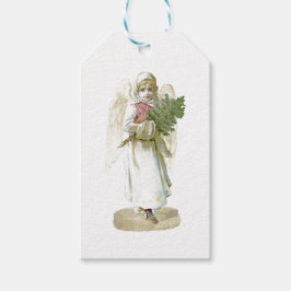 VINTAG ANGEL CHRISTMAS GIFT TAG GESCHENKANHÄNGER
