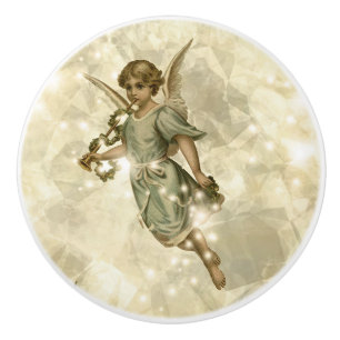 Vintag Angel Glittering Gold V4 ID136 Keramikknauf