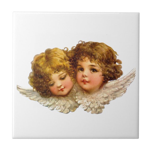 Vintag Angels Keramik Tile Fliese (Vorderseite)