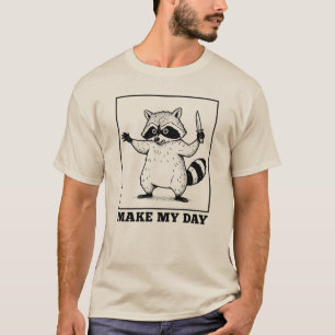 Vintag Angry Raccoon T-Shirt