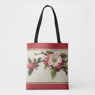 Vintag Apple Blossom Red Tasche