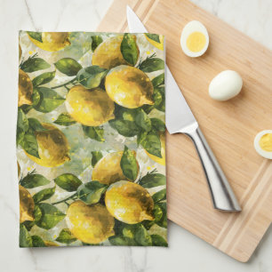 Vintag, Aquarellfarben Geschirrtuch