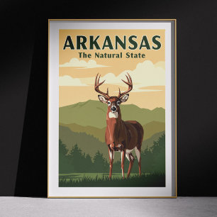Vintag Arkansas Poster