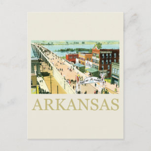 Vintag Arkansas Postkarte