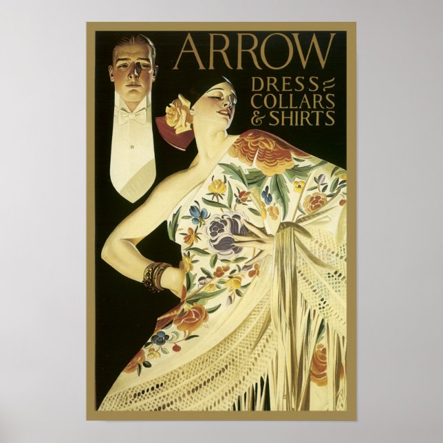 Vintag Arrow Shirt Poster (Vorne)