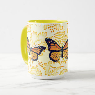 Vintag Art Butterfly Tasse Cup