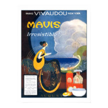 Vintag Art Deco Mavis Parfüm 1920 Werbung