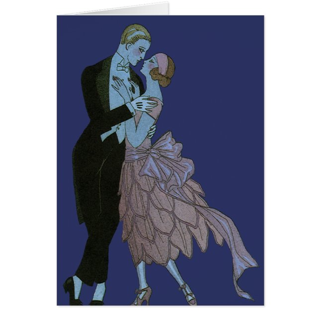 Vintag Art Deco Newlyweds, Liebe Wedding Dance (Vorne)