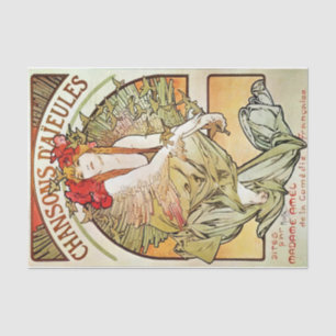 Vintag Art Deco Poster 2 Seidenpapier