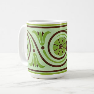 Vintag Art Deco Retro Tee Tasse Cup