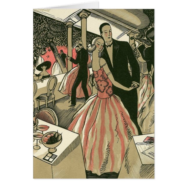 Vintag Art Deco Wedding, Newlyweds First Dance (Vorne)