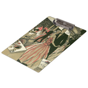 Vintag Art Deco Wedding, Newlyweds First Dance Klemmbrett