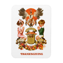 Vintag Art Erntedank Geschenkmagnete Magnet