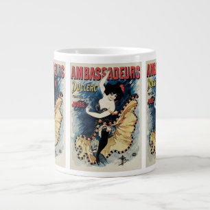 Vintag Art Nouveau Flamenco Dancer, Botschafter Jumbo-Tasse