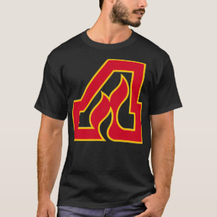 Vintag Atlanta Hockey Retro Flames T-Shirt