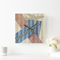 Vintag aussehen Beige Rot & Blau Abstrakte Bön Rei